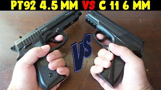 Pistola 45mm vs 6mm Qual é a Mais potente 🔫 [upl. by Solrac]