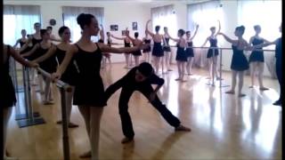 Lezione di danza classica con Rossella Brescia [upl. by Nnaaihtnyc]