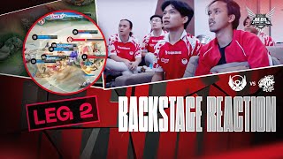 BIGETRON DONE BANG😭  MPL BACKSTAGE REACTION vs EVOS Legends [upl. by Dall347]