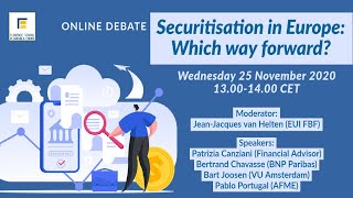 Securitisation in Europe – which way forward [upl. by Ahcsat]