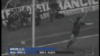 Milan 15 Inter 197374 GOL DellINTER [upl. by Nannahs]