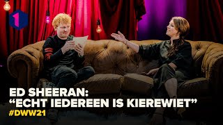 Interview met Ed Sheeran  De Warmste Week 2021 [upl. by Yeltnerb]