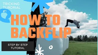 HOW TO BACKFLIP  Learn Backflip  Step By Step THE EASY AND FAST WAY  You can learn in 5 minutes [upl. by Kinzer]