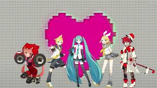 【 5 VOCALOIDS 】 OTOMEROID 【 VOCALOIDカバー】 [upl. by Odlaumor]