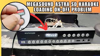 Megasound ASTRA SD Card Karaoke Player Loading Screen at nag onoff Problem Ayaw tumuloy [upl. by Sapowith692]