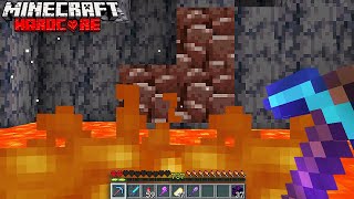 No Armour in the Nether is Terrifying Naked and Afraid 3 [upl. by Trinl]