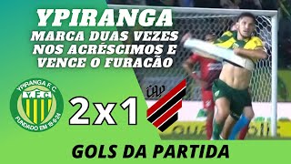 Virada nos acréscimos  YPIRANGA 2 x 1 ATHLETICOPR  GOLS RÁDIO TRANSAMÉRICA  EDILSON DE SOUZA [upl. by Llerdnad]