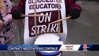 Frustrations grow as North Shore teachers strike negotiations continue [upl. by Iew839]