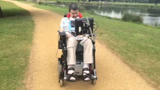 Eyedrivomatic eyegaze wheelchair driving [upl. by Yesac]