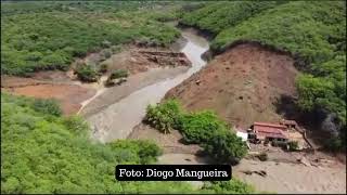 Barragem rompe e deixa cidade inundada após fortes chuvas no Sertão da Paraíba [upl. by Funda658]