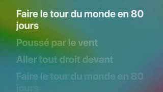 Faire le tour du monde en 80 jours avec paroles [upl. by Alcus18]