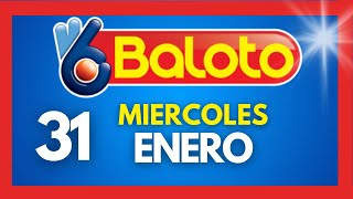 Resultados del BALOTO REVANCHA del MIERCOLES 31 de enero de 2024 💫✅💰 [upl. by Hanikas]