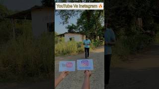 YouTube Vs Instagram 🔥  ytshorts shorts [upl. by Tolley347]