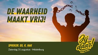 LIVE  Goes  De Waarheid maakt vrij  Ds Krijn Hak  31 augustus 2024 [upl. by Hildegard]