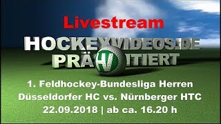 1 FeldhockeyBundesliga Herren DHC vs NHTC 22092018 Livestream [upl. by Ddot951]