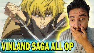 vinland saga all openings reaction [upl. by Drofyar]