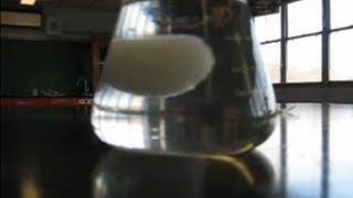 Rapid Crystallization Supersaturated Solution Demo [upl. by Hazem]