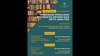 Workshop Penulisan Systematic Review dan MetaAnalysis Seri 1 [upl. by Ataga]