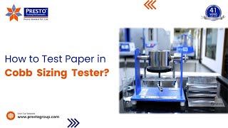 How to Test Paper amp Corrugated Samples Using a Cobb Sizing Tester – StepbyStep Guide In Hindi [upl. by Farika74]