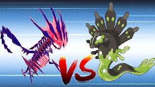 Pokemon Zygarde amp Xerneas amp Yveltal vs Eternatus amp Zacian amp Zamazenta [upl. by Hesky]