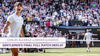 Carlos Alcaraz v Novak Djokovic  Gentlemens Singles Final  Full Match Replay  Wimbledon 2024 [upl. by Varini]