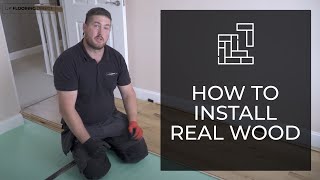 How to Lay Engineered Wood Flooring  Installation Guide StepbyStep [upl. by Nwahsaj]