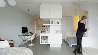 NEVER TOO SMALL Barbican Brutalist Small Apartment  41sqm441sqft [upl. by Nidia]