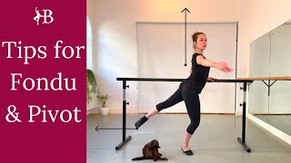 Fondu amp Pivot Fouetté at the Barre  Ballet Tips  Ballet Tutorial  How To Ballet [upl. by Goltz]