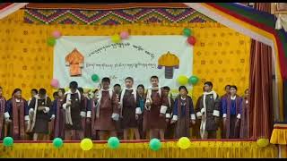 rila chenpo  zhungdra  class dance  damphu middle secondary school  10052024 [upl. by Noiraa592]