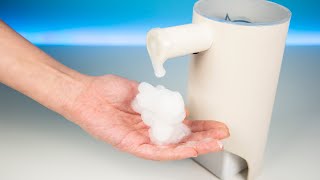 How to Make Automatic Foaming Soap Dispenser at Home [upl. by Gui]