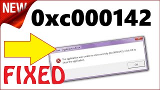 The Application was unable to start correctly 0xc0000142 Fix in Windows 10 \ 8 \ 7  GTA [upl. by Saitam]