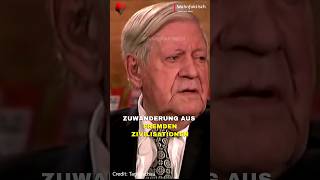 „Helmut Schmidt über Einwanderung aus fremden Zivilisationen  Erkenntnisse und Herausforderungen“ [upl. by Eerot]