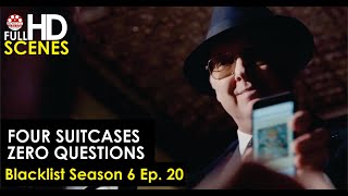 Four suitcases Zero Questions Blacklist Season 6 Ep 20 Full HD [upl. by Amsab994]