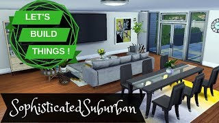 SIMS 4 SPEED BUILD  Sophisticated Suburban CC [upl. by Tap832]