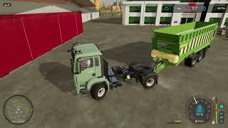 FS22 tierras manchegas 9Compro camion y remolque y pongo pantalla en el silo [upl. by Giffie]