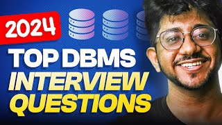 Most Important Database amp DBMS questions for Interviews in 30 mins  Internship and Placement Prep [upl. by Cyrillus]