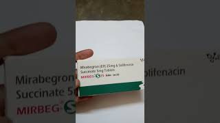 MIRBEG S 25  TABLET  MIRABEGRON  SOLIFENACIN  💊MEDICINE [upl. by Caasi554]