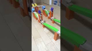 Marble Run Race  Battle49 木製マーブルラン TRIX TRACK asmr shorts marblerun [upl. by Rheba]