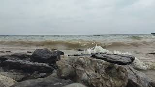 Small waves at Lake Huron [upl. by Dillie]