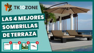 Las 4 mejores sombrillas de terraza [upl. by Aramot]