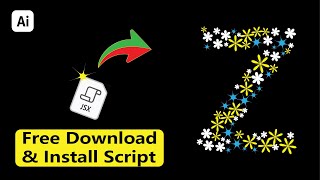 How to Free Download and Use a Script in Adobe Illustrator  Fillinger Script in Illustrator [upl. by Raseda]