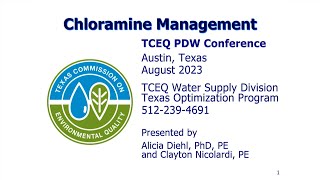 11 Chloramine Management [upl. by Atig804]