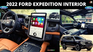 2022 Ford Expedition Interior  SYNC 4 Infotainment Price amp Specs [upl. by Isolt]