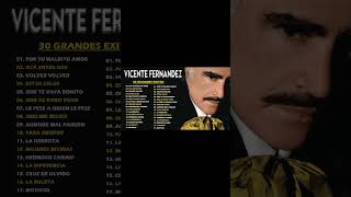 VICENTE FERNANDEZ GRANDES EXITOS VICENTE FERNANDEZ SUS MEJORES EXITOS [upl. by Attaynik]