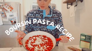 boursin pasta recipe but make it fun [upl. by Nuli]