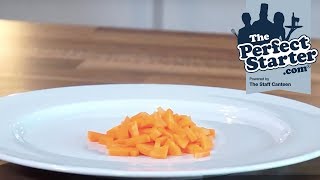 How to cut a carrot paysanne [upl. by Fried]