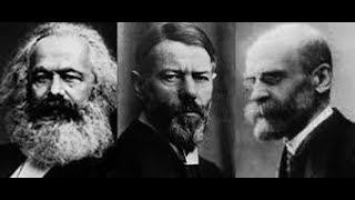 Sociologia la società Marx Durkheim Weber Pareto Simmel  Les e Scienze Umane [upl. by Jb]