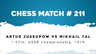 Artur Jussupow vs Mikhail Tal • 47th USSR Championship 1979 [upl. by Ruberta]