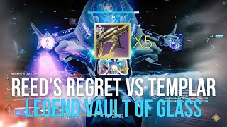 Reeds Regret VS Legend Templar with TTK Values Season of the Lost Destiny 2 [upl. by Hike]