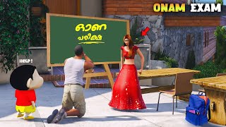 Shinchan Franklin Onam Exam in GTA 5  MALAYALAM  Paradox FTW [upl. by Martinic]